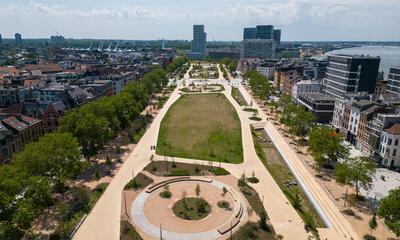 Zuidpark droneshot